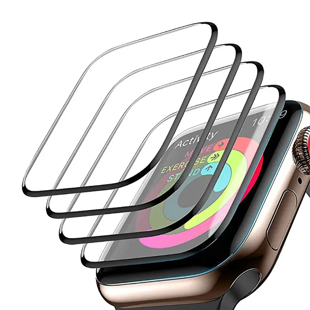 Película protectora de pantalla para Apple Watch 44mm 45mm 40mm 41mm 38mm 42mm 49mm protectores curvos 3D iwatch ultra series 8 7 SE 6 5 4 3