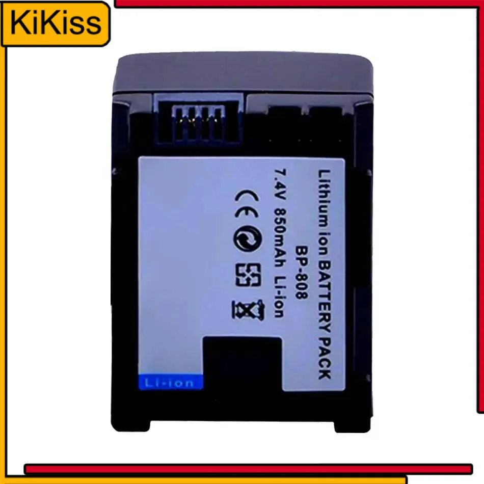 

Camera Battery BP-808 850Mah For Canon FS10 FS11 FS100 FS21 FS22 FS200 FS31 HF10 HF11 HF100 BP-809 BP-819 BP-827