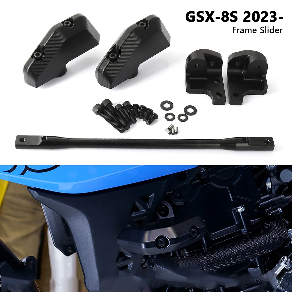 

Motorcycle Falling Protection Frame Slider Fairing Guard Anti Crash Pad Protector For SUZUKI GSX-8S GSX8S GSX 8S 2023 2024