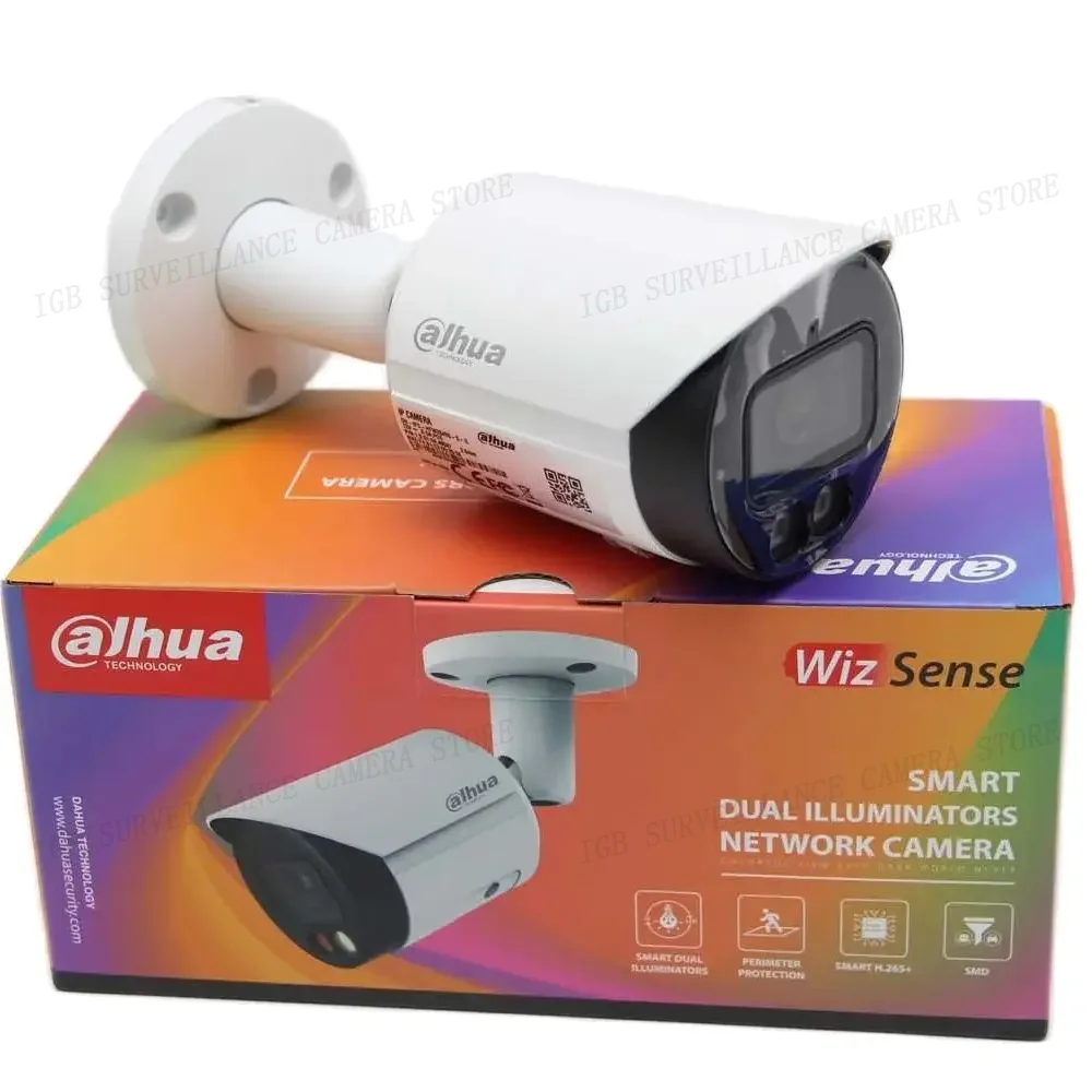 Dahua IPC-HFW2849S-S-IL 8MP Smart Dual Light Fixed-focal Bullet WizSense Network POE Serveillance Camera