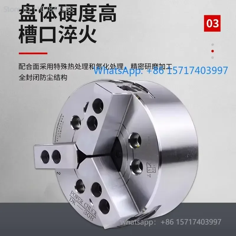 Hydraulic chuck three jaw hollow 5  6 12 inch station all steel six inch hydraulic chuck 1PCS