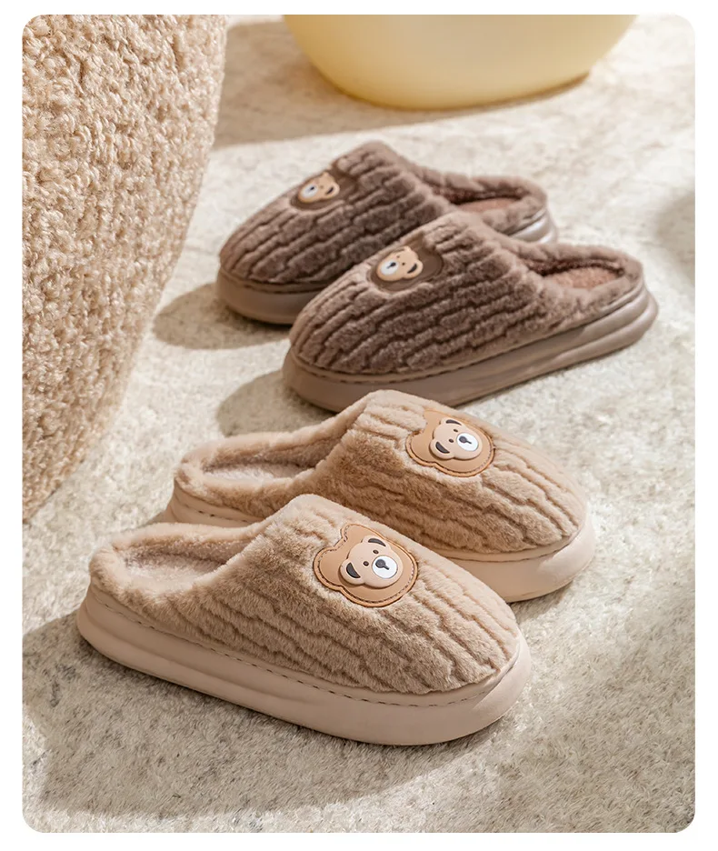Indoor-Woll- und Samt-Hausschuhe für Damen und Herren – Neuheiten Herbst/Winter 2025 – Warme Thermo-Hausschuhe für Zuhause – Detail 18