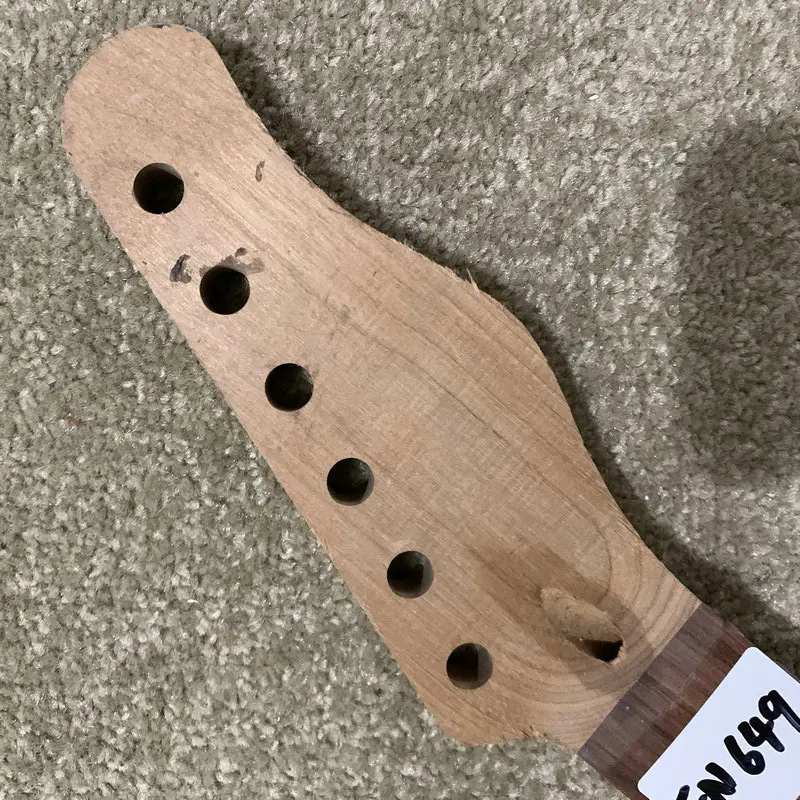 EN649 Surface Dirty&Damages Unfinished ST Guitar Neck 22 Frets Custom Order DIY Replace Electric Guitar Parts Damaged