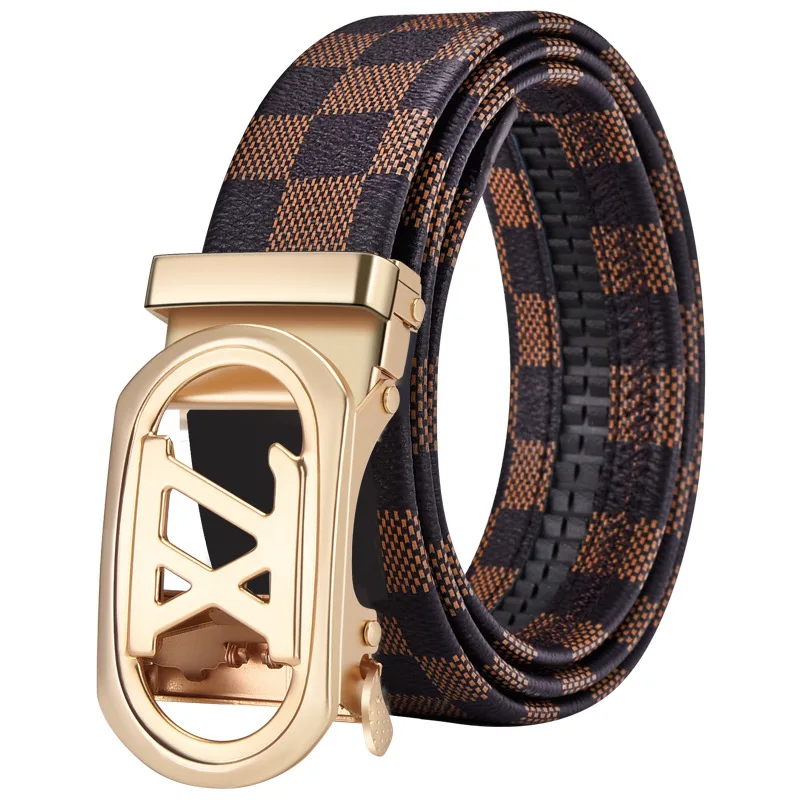 Cintura da uomo di marca di lusso Cinture famose di design aziendale in pelle di alta qualità per uomo Cintura jeans Cintura con fibbia in metallo maschile