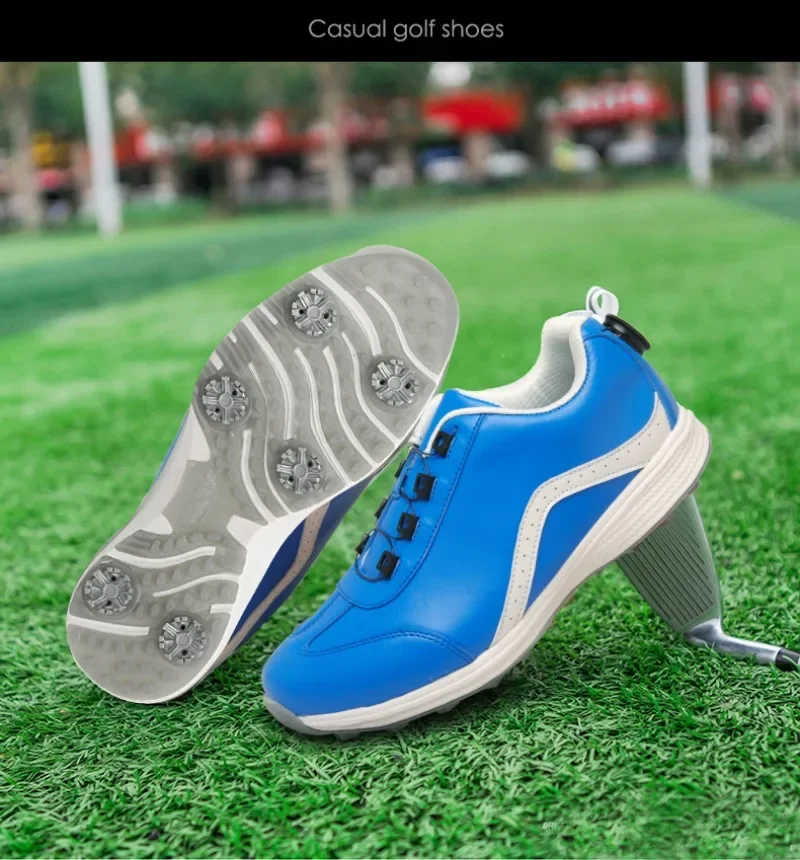 

Обувь для гольфа для пар, мужские водонепроницаемые спортивные кроссовки для игроков в гольф, женские профессиональные нескользящие туфли для гольфа, уличная прогулочная обувь
