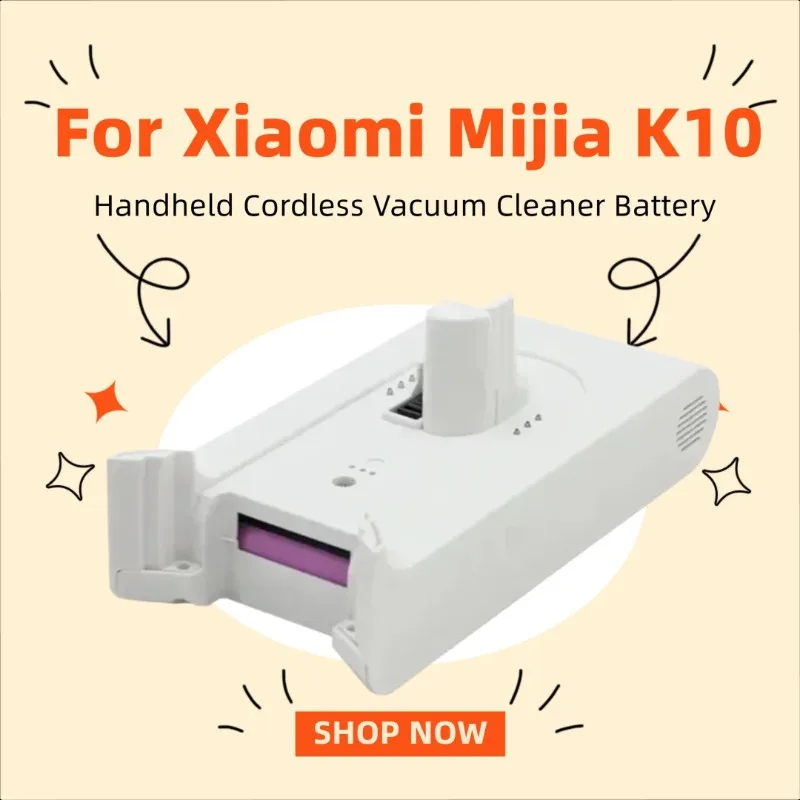 

25.2v for Xiaomi Mijia K10 Handheld Cordless Vacuum Cleaner LI-ion Rechargeable Batteries