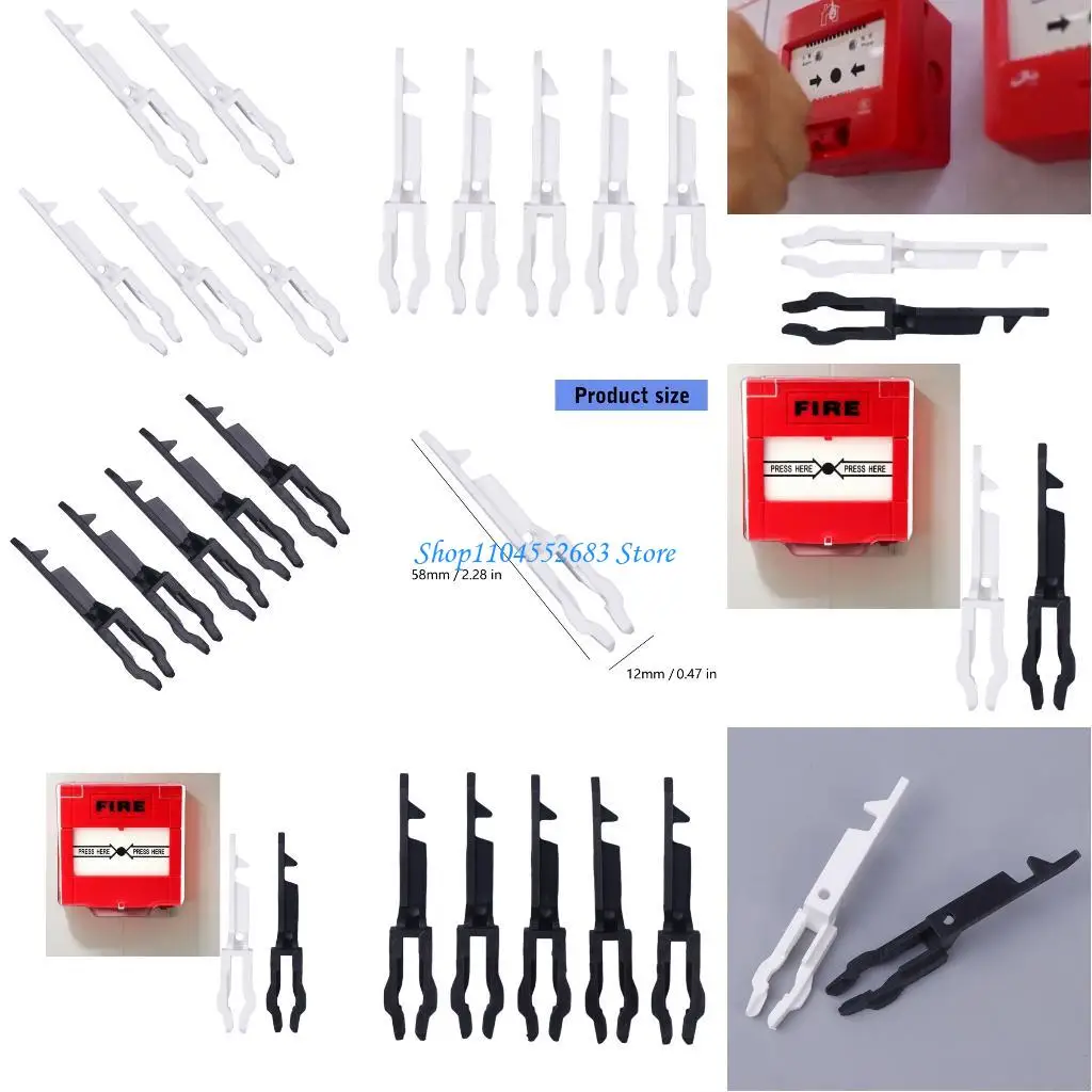 

Y6GD 5Pcs/Pack Emergency Pull Station Keys Strong Plastic for Enhancing Durability Fast Activation Safety Device