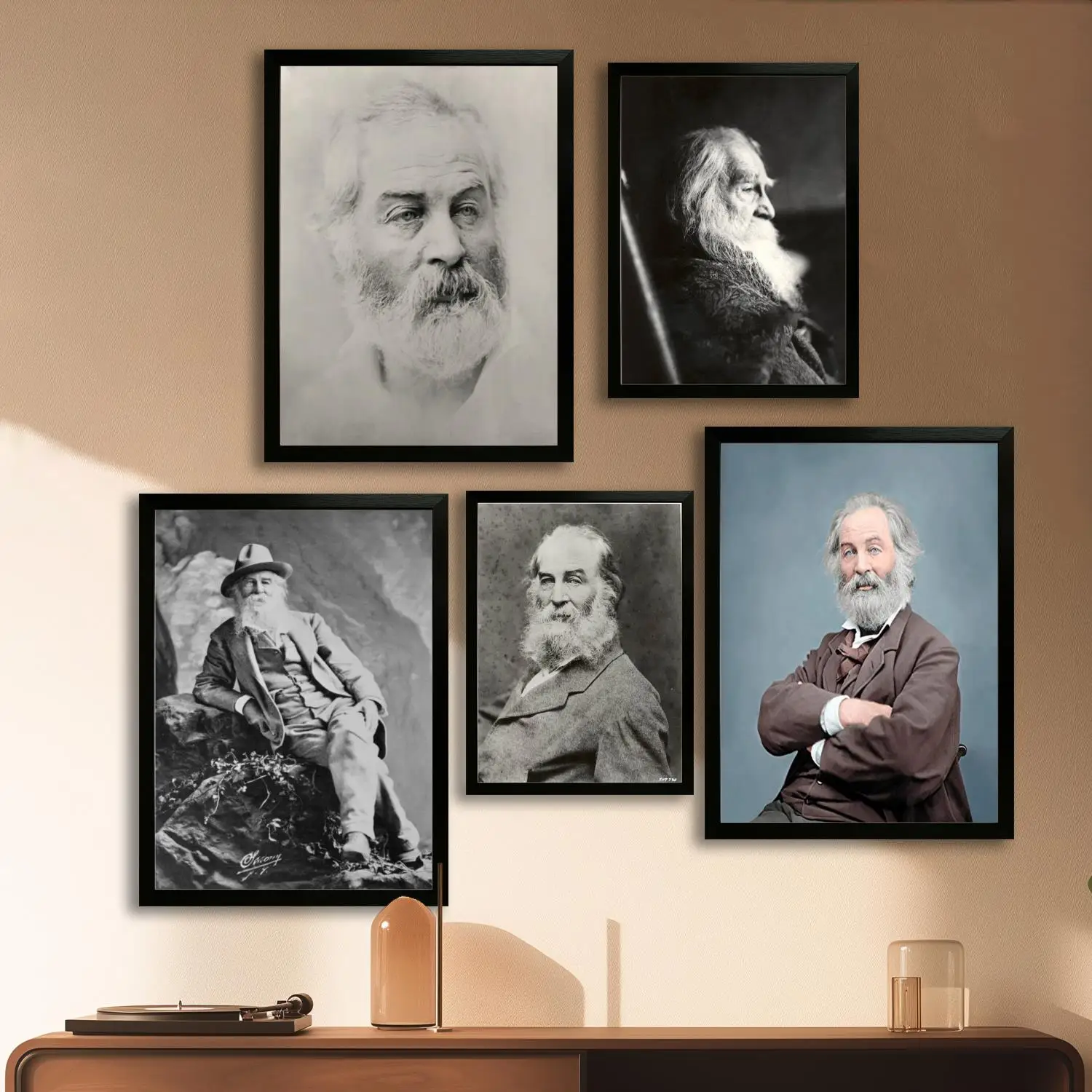 walt whitman poet Canvas Art Poster and Wall Art Picture Print, Modern Family Bedroom Decor Posters,Decorative painting