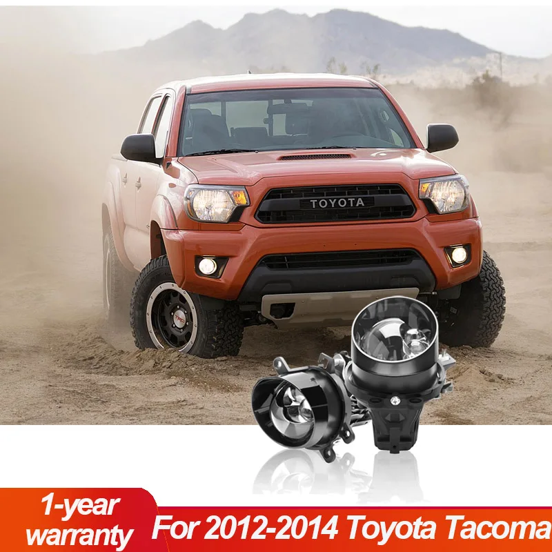 

3 inch LED Fog Light 40W 6000K White Flat Driving Beam Off Road Driving Lamp Two Pieces For 2012-2014 Toyota Tacoma