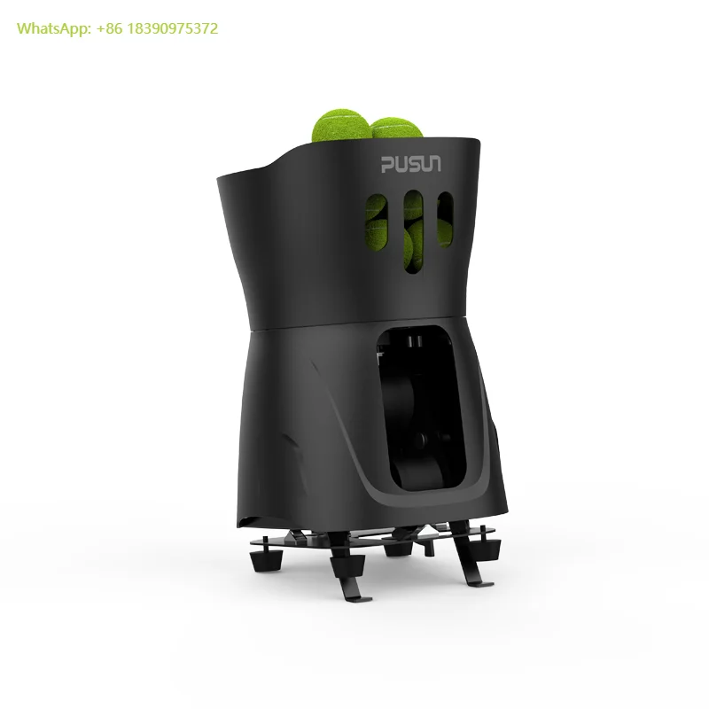 

PUSUN PT-MINI Pro Портативная машина для тенниса/наклабола, машина для подачи тенниса, автоматическое тренировочное оборудование Lauch для одиночной практики