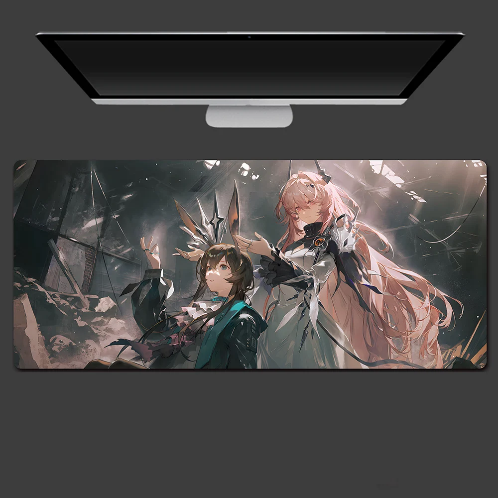 

Arknights Ruler of Kazdare Theresa Second Element Anime Hd Printed Gaming Mouse Pad Rubber Desk Mat for Keyboard and Accessories