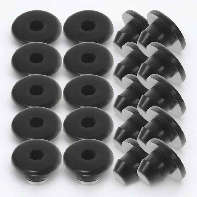 

20Pcs Jack Plug Rubber Oil Filler Plug Floor Bottle Jack Repair Parts High Hydraulic Filler Bung Oil Reservoir