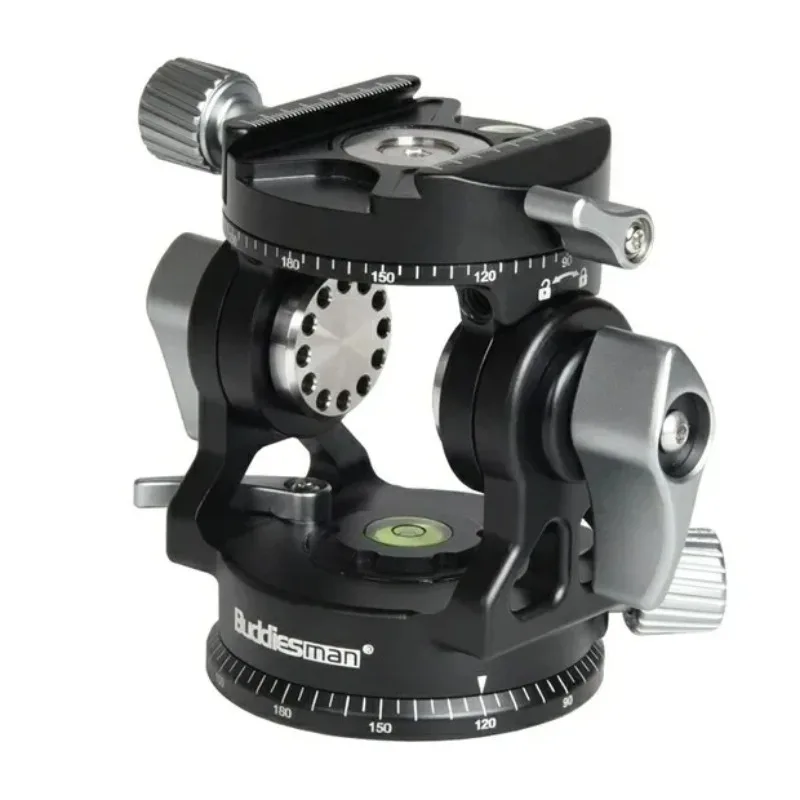 2026 Buddiesman VH-3III 2D Tripod Ball Head For Tripod Camera DSLR Panorama Head Arca Tripod Gear Panoramic Head