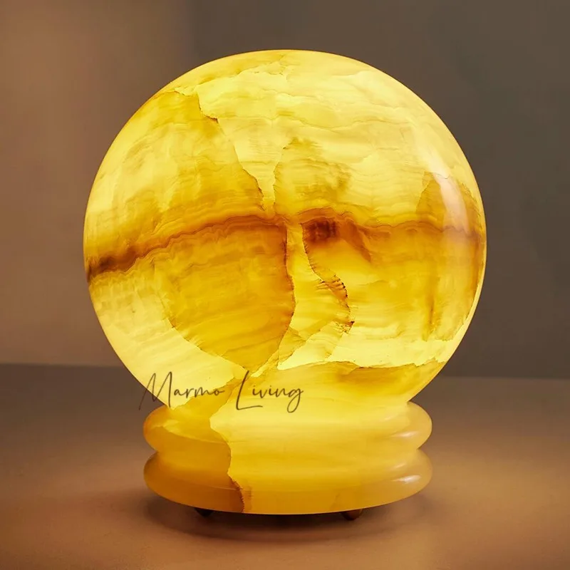 Customized creative personalized bedroom atmosphere lamp home decoration small table lamp 100% natural jade night lamp