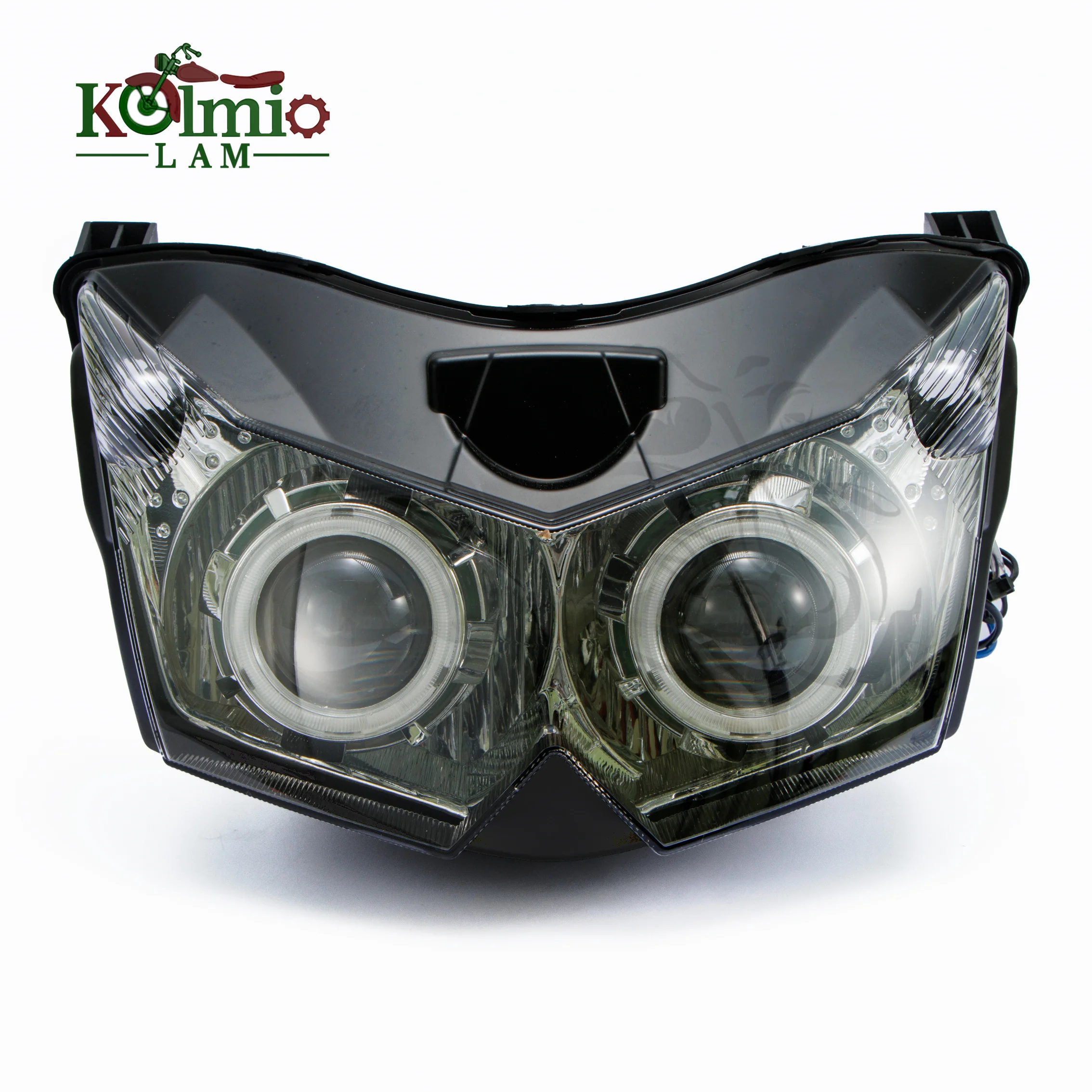 Fit for 2007 - 2012 Kawasaki Z750 Z 750 Motorcycle Headlight Demon Angel Eye HID Projector Head Light Z1000 Z 1000 2008 2009