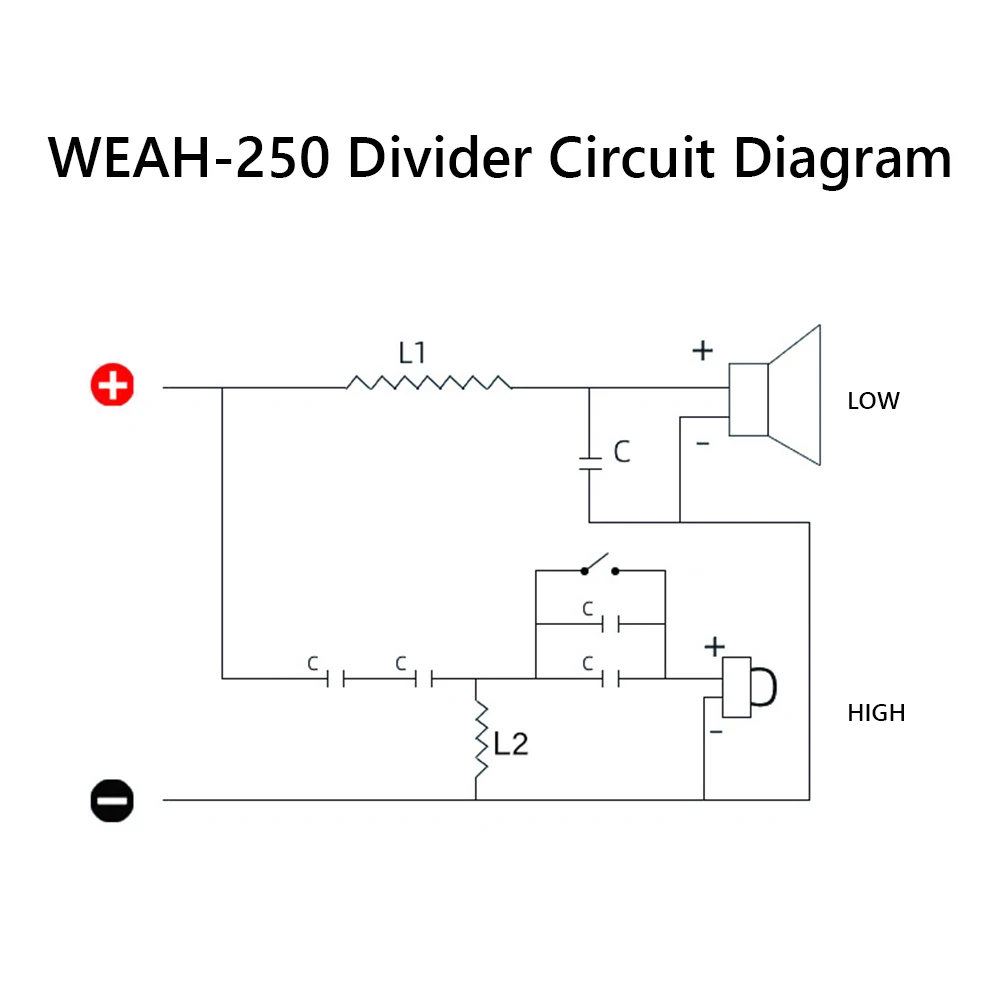 

WEAH-250 2-полосный динамик, делитель частоты, аудио Hi-Fi фильтр, печатная плата, 250 Вт, твитер, бас-кроссовер, фильтр, домашний звуковой кинотеатр