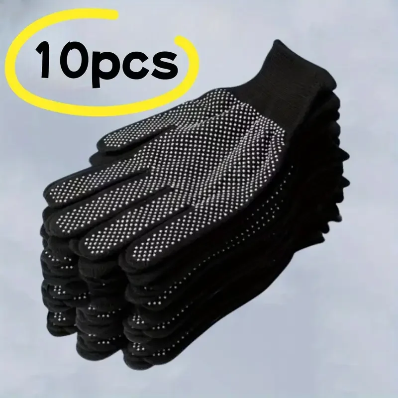 10PCS nylon handschoenen - ademend antislip voor fietsen, vissen, kamperen - unisex veelkleurig