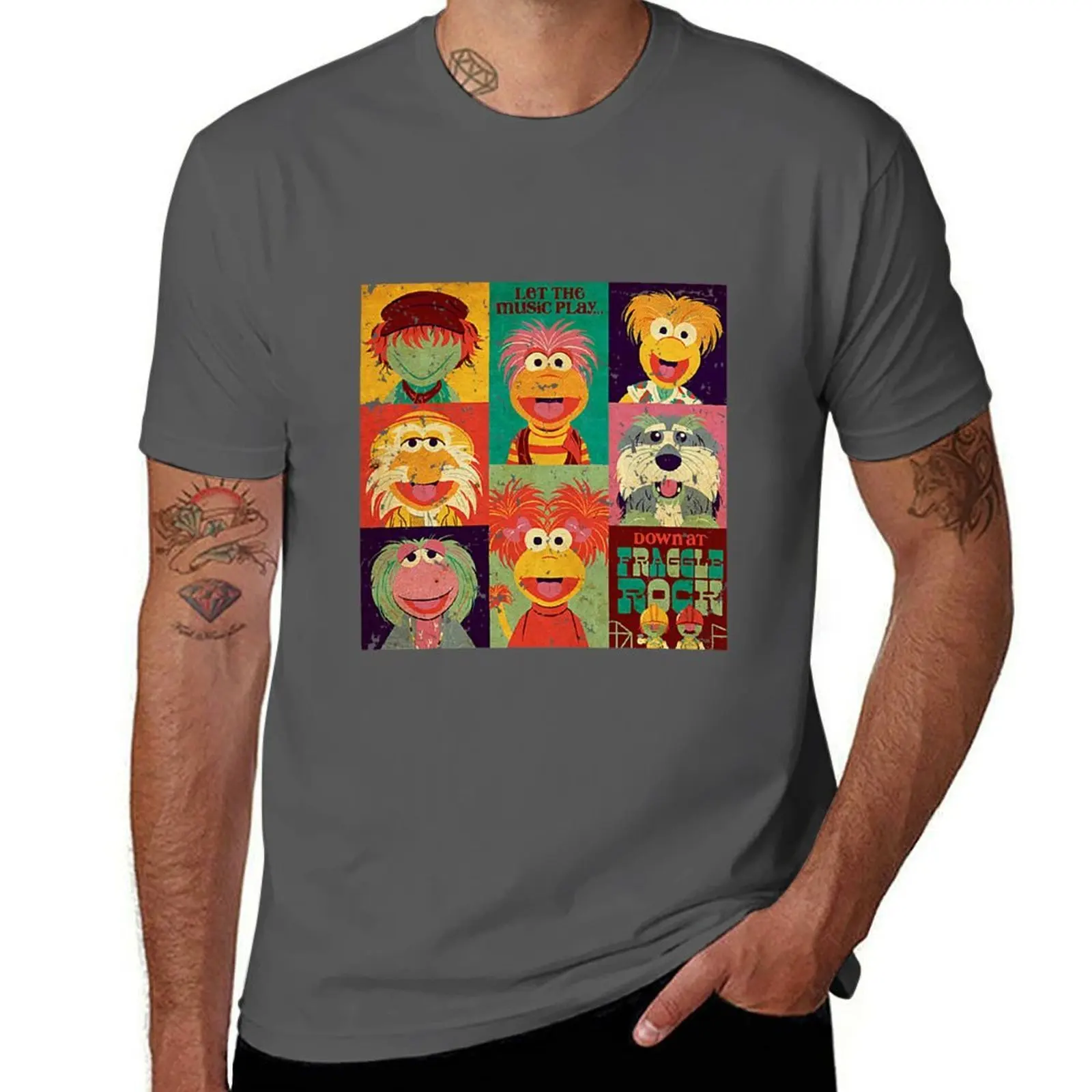 

FraggleRock team T-Shirt Plus Size Basic Cotton T-Shirt