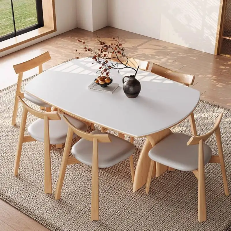 Items Space Dining Tables White Designer Unique Expandable Luxury Dining Tables Modern Extending Mesas Comedor Furniture Home