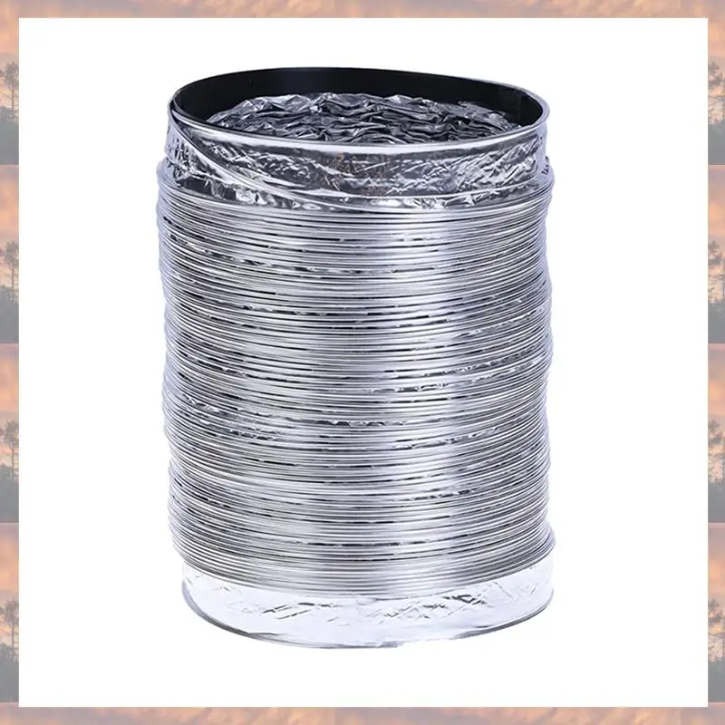 2025 Trend 2X New 4 Inch 100Mm Ventilation Pipe PVC Aluminum Tube Air Ventilation Pipe Hose Flexible Exhaust Duct 1.5M
