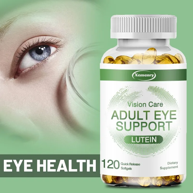 

Lutein Capsules - with Zeaxanthin - Supports Eye Health, Helps Confront Eye Strain, Improve Vision Health