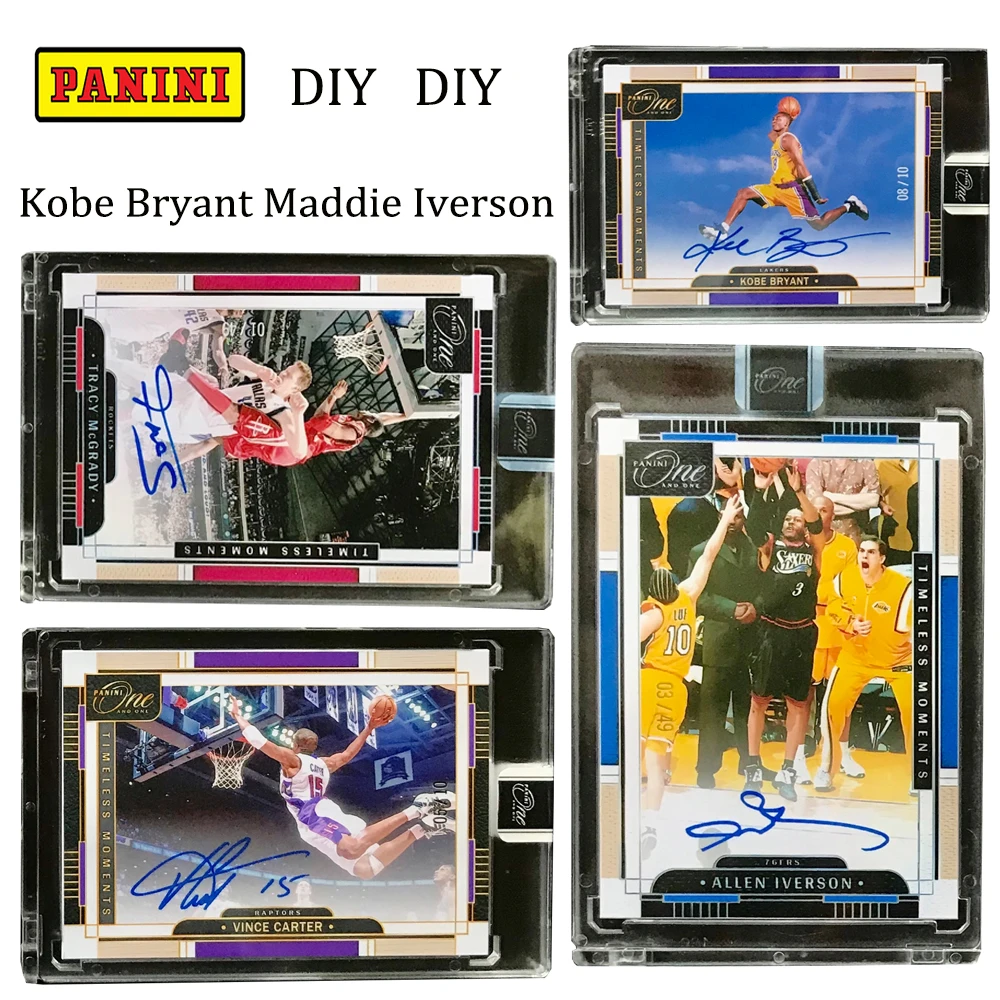 

Panini collectible card bricks DIY Kobe Bryant Maddie Iverson Carter Dunk Collection Boys' holiday gifts Collection Homemade