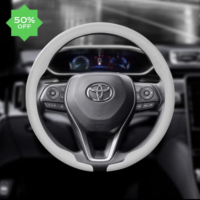 

Nappa leather Car Steering Wheel Cover For Toyota C-HR CHR C HR 2016 2017 2018 2019 2020 2121 2022 Auto Accessories