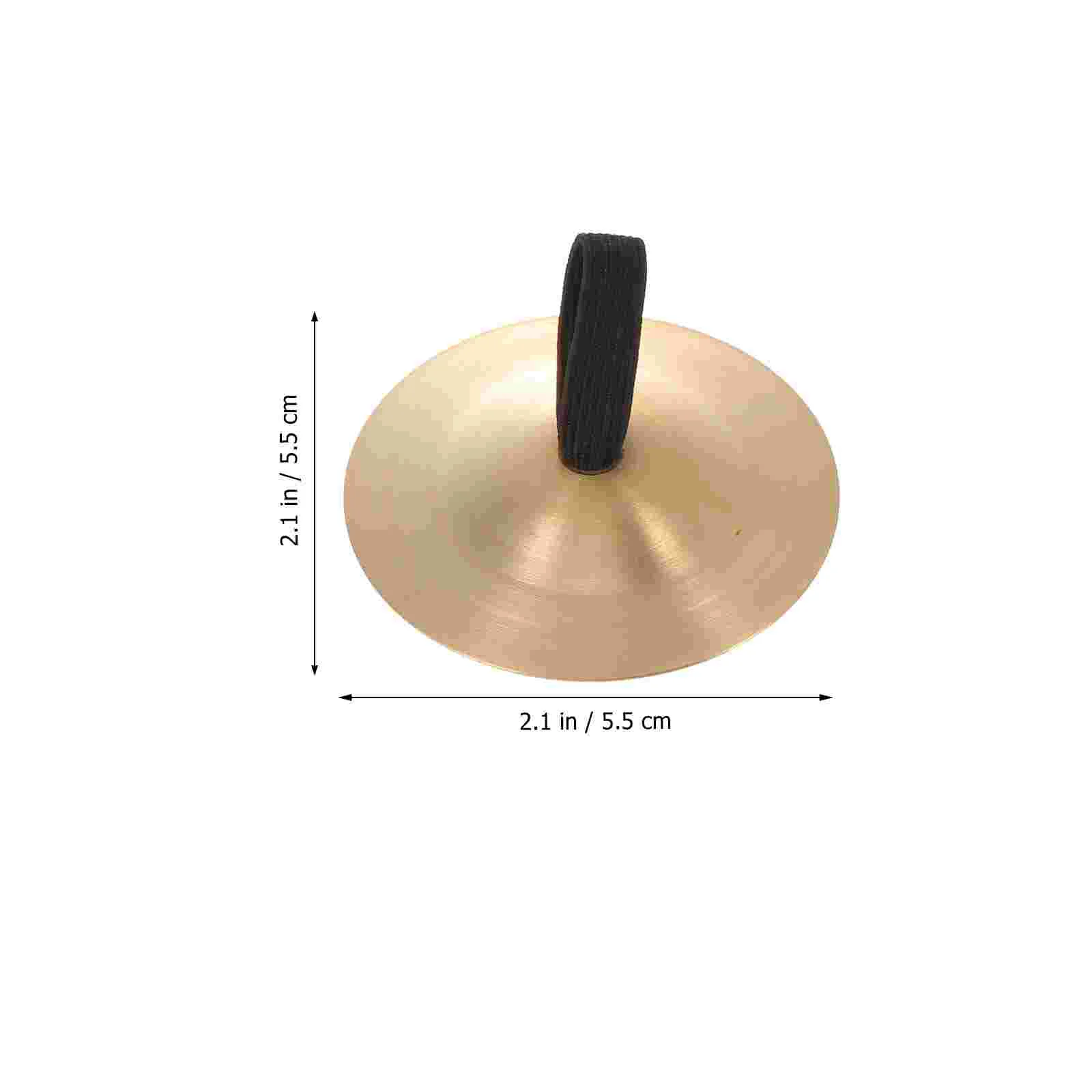 10 Pcs Orff Copper Cymbals Children Percussion Instrument Mini Instruments for Belly Dancing Finger Kids