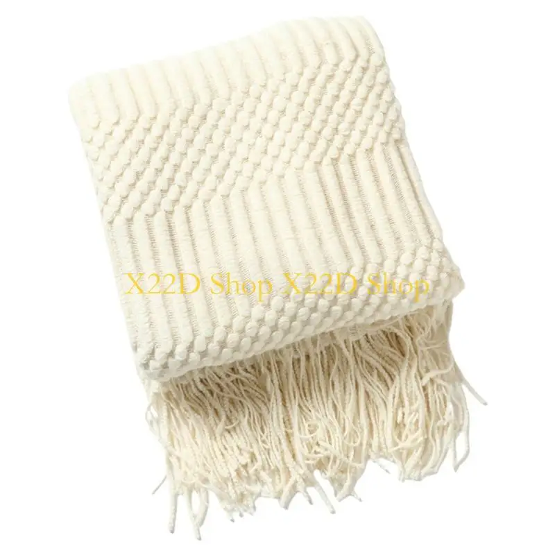 X22D Textured Throw Meshes Blanket for Fifth Bedroom Sofa Bed Sofa Cover Decoration Blanket Mattress