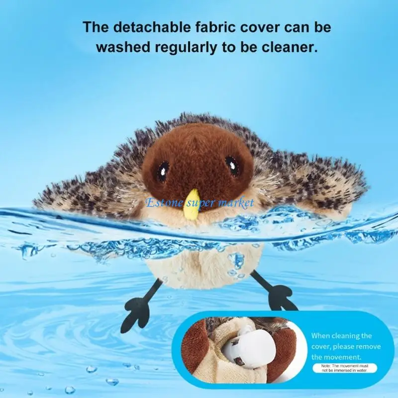 

090B Домашние кошки, хлопающие птицы, развлекательная игрушка, интерактивная игрушка для домашних животных с дистанционным