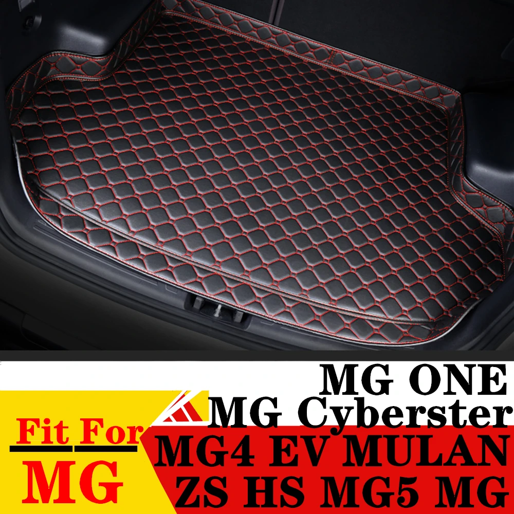 Car Trunk Mat For MG ONE ZS Cyberster HS MG5 MG MG4 EV MG MULAN EH32 High Side Rear Cargo Liner Boot luggage Pad Protect Cover