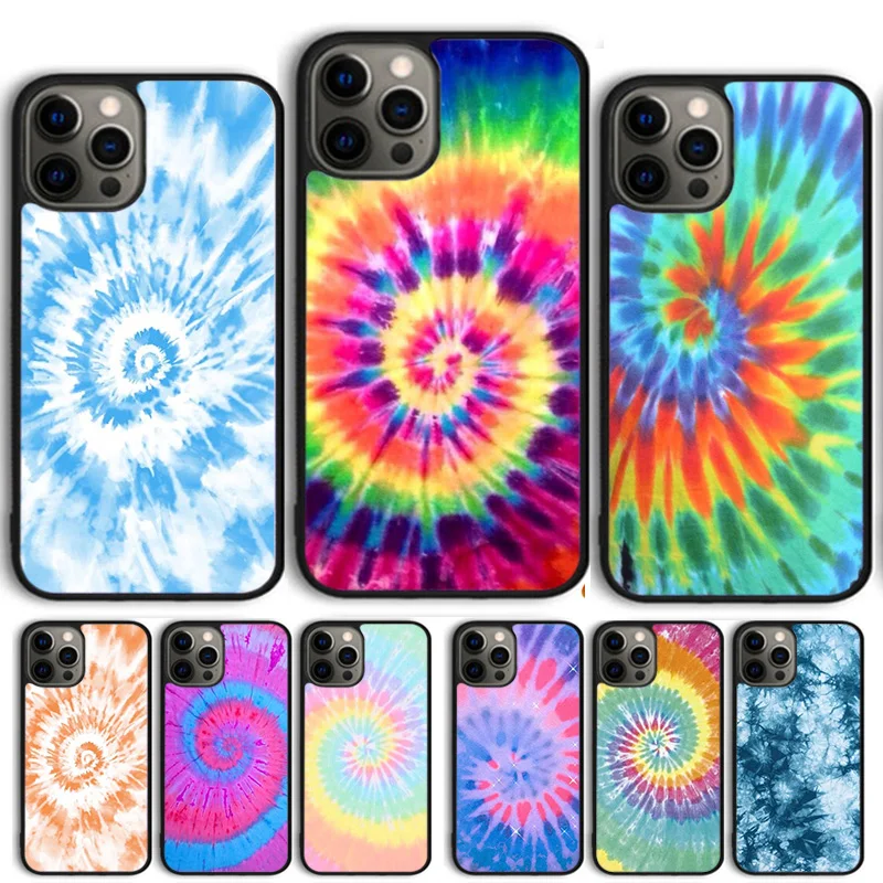 Tie Dye Trippy Phone Case For iPhone 14 15 16 13 12 Mini Max Cover For Apple 14 15 16 11 Pro Max 6S 8 7 Plus SE2020 Coque