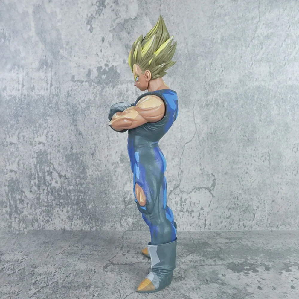 Figuras de Dragon Ball Z Majin Vegeta Anime DBZ Super Saiyan figuras de acción de juguete 30cm colección modelo regalo para niños adornos