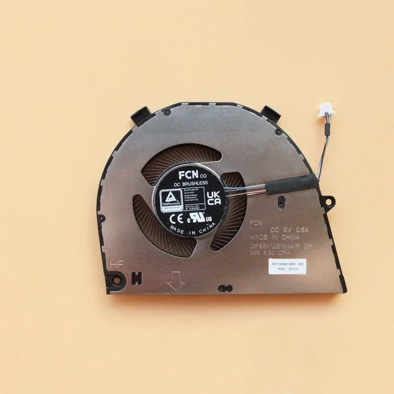 New Laptop CPU Cooling Fan for Dell Vostro 16-5620 5625 Inspiron 5620 7620 2-1 Cooler EGC-70061F1-0AH BNA506S5H-000P 0T8R2T 4Pin