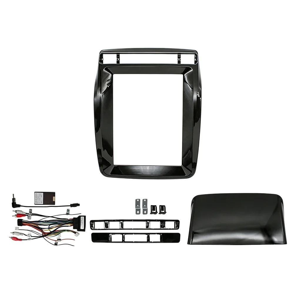 9.7 Inch Android Car Stereo Dashboard Fascia Frame Install Kit For VW Touareg 2010-2017 Radio Panel
