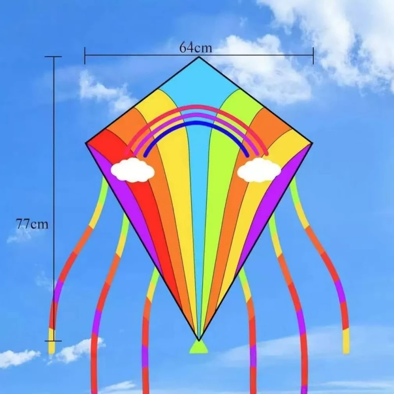 新しい凧ダイヤモンド凧飛行ナイロン凧ストリングラインナイロン凧ビーチスポーツ子供凧濰坊コブラ凧工場鯉
