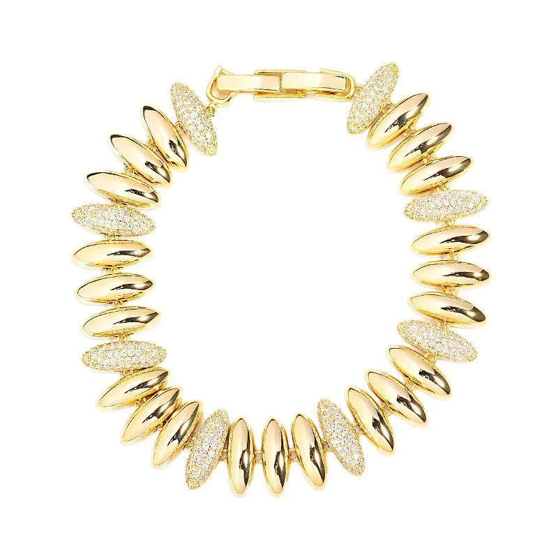 Light Luxury Micro Pave Zircon Bracelet For Women Classic Accessory Simple High Grade Temperament Versatile Exquisite Jewelry G
