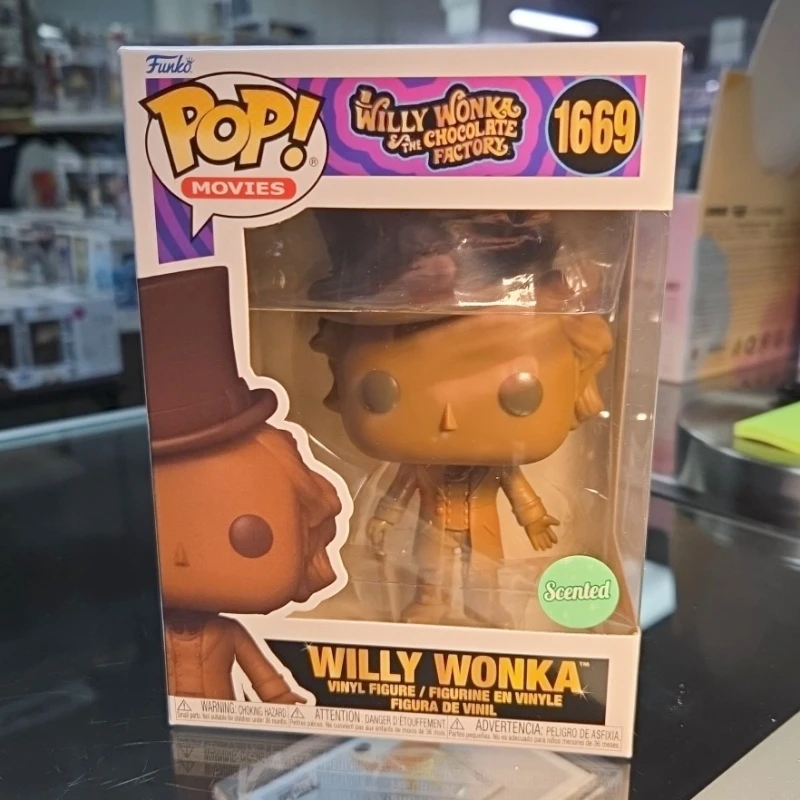 Funko Pop! Willy Wonka y la Fábrica de Chocolate Original # Figura Coleccionable de Vinilo 1669, Modelo Decorativo de Escritorio, Juguete de Regalo
