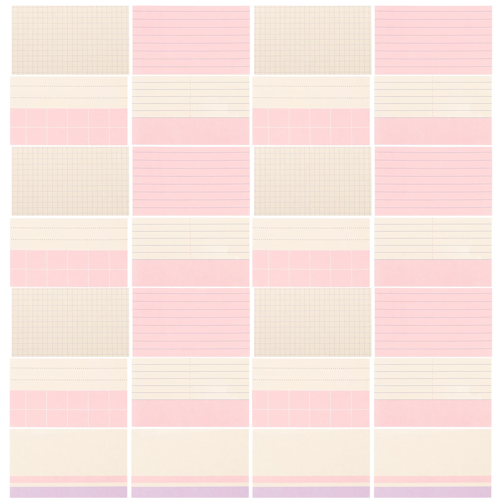 

180 Sheets Colored Index Cards Small Ruled Blank Lined Flashcards Study Supplies for Students Teachers Home Office