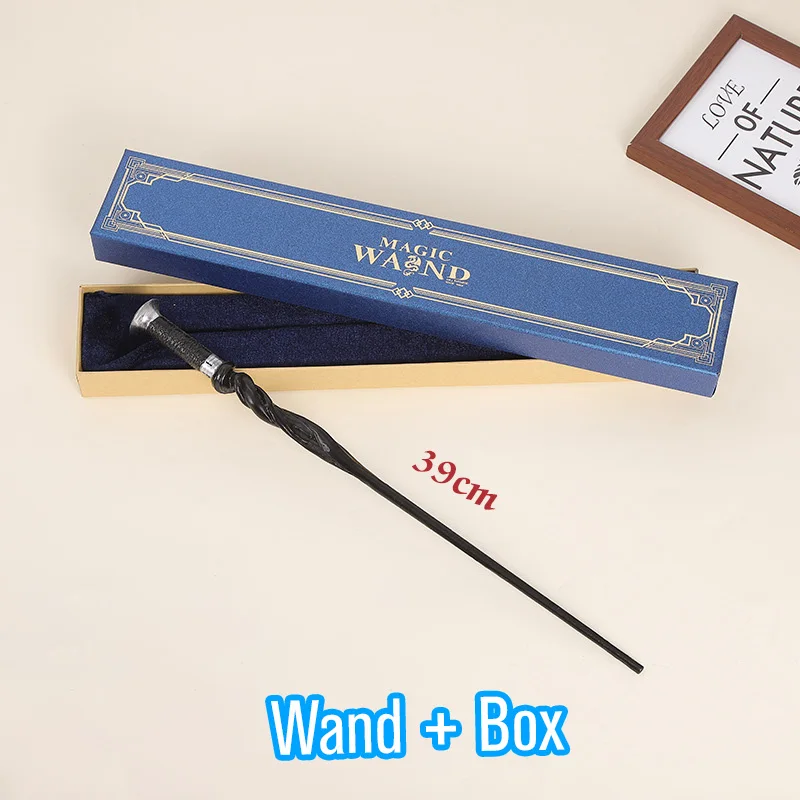 Metal Core Wand Harris Pottered Cosplay Hermione Granger Premium Gift Box Packaging Model Children\'s Toys Birthday Gift