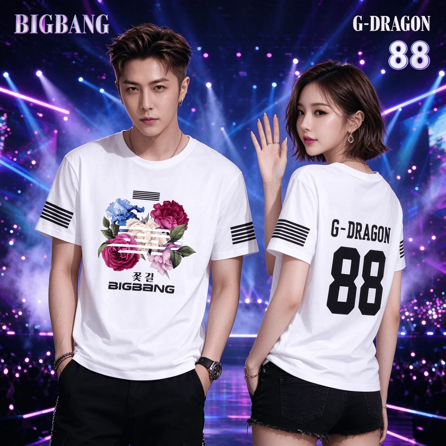 BIGBANG T Shirt Kpop G DRAGON T.O.P T Shirt Women Men Summer Short Sleeve Tee Korean Popular Fashion Gdragon Clothes for Fans