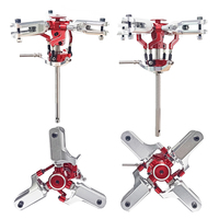 JCZK 300C 3 & 4 Blades Metal Main Rotor Head for Flywing 450L V3 Schweizer 300C Align Trex 470 / ALZRC X360 GAUI X3 Helicopter