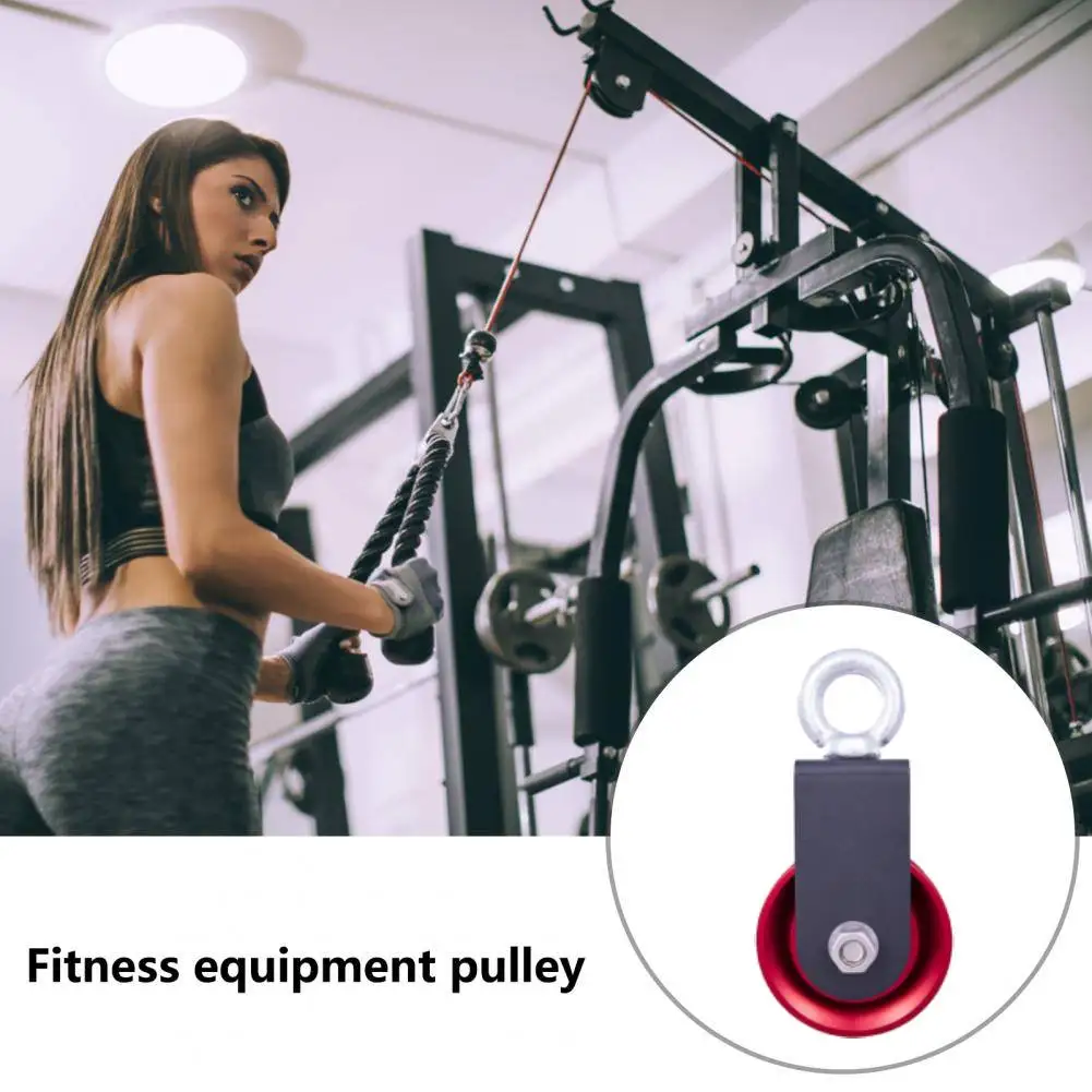 Fitness Weight Lifting Pulley Wheel Mute Roller Quiet Workout Pulley Wheel System Machine Attachments for Hoist