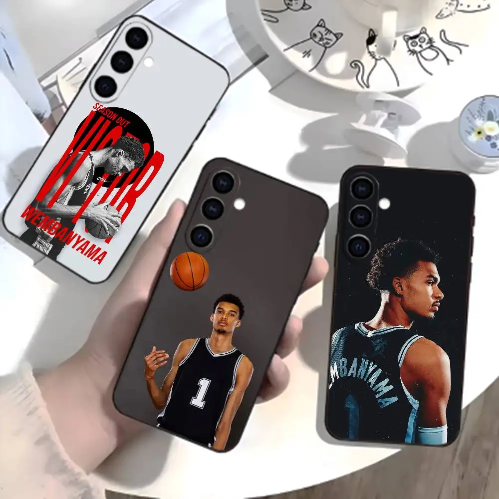 Basketball D-Victor Wenbanyama Phone Case For Samsung Galaxy A73,A21s,A22,A31,A52,A53,A71,A41Soft Black Shell