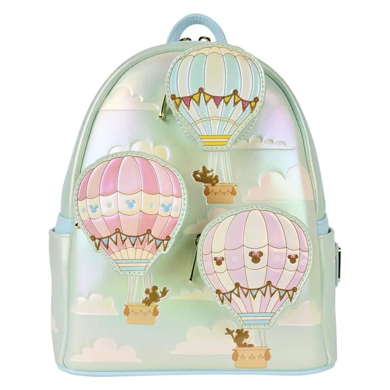 【Cadeau】Disney Loungefly-rugzak met rood thema Mickey Mouse-serie rugzak, portemonnee en crossbodytas Leuk modieus verjaardagscadeau