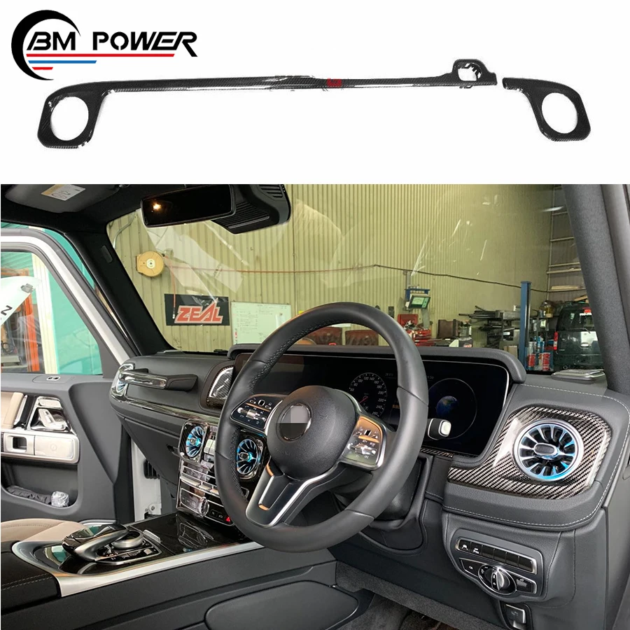 

High Quality G Class W464 W463A G63 Carbon Fiber Interior Kits for Air Outlet Central Control Cover Plate Instrument Panel