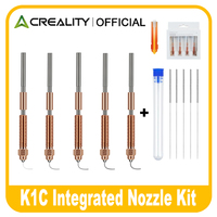 Creality K1C Nozzle Unicorn Quick-Swap 0.2/0.4/0.6/0.8/1.0mm Nozzle Kit Copper Alloy&Hardened Steel for K1 SE/Ender 3 V3/V3 Plus
