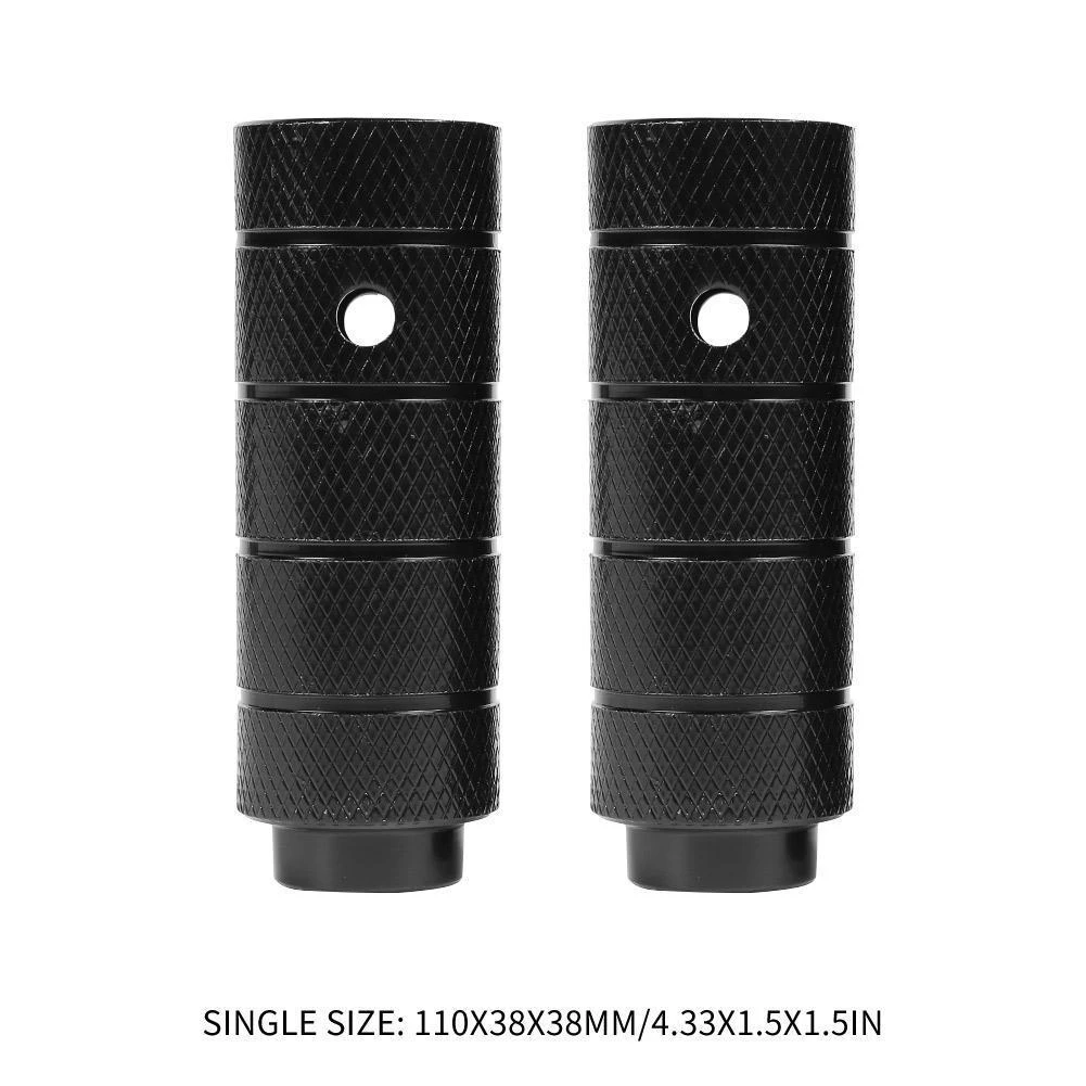 

1 Pair Bike Pegs Aluminum Alloy Anti-Skid Lead Foot For Mountain Bike Cycling Rear Stunt Pegs Fit 3/8 Inch Axles Parts