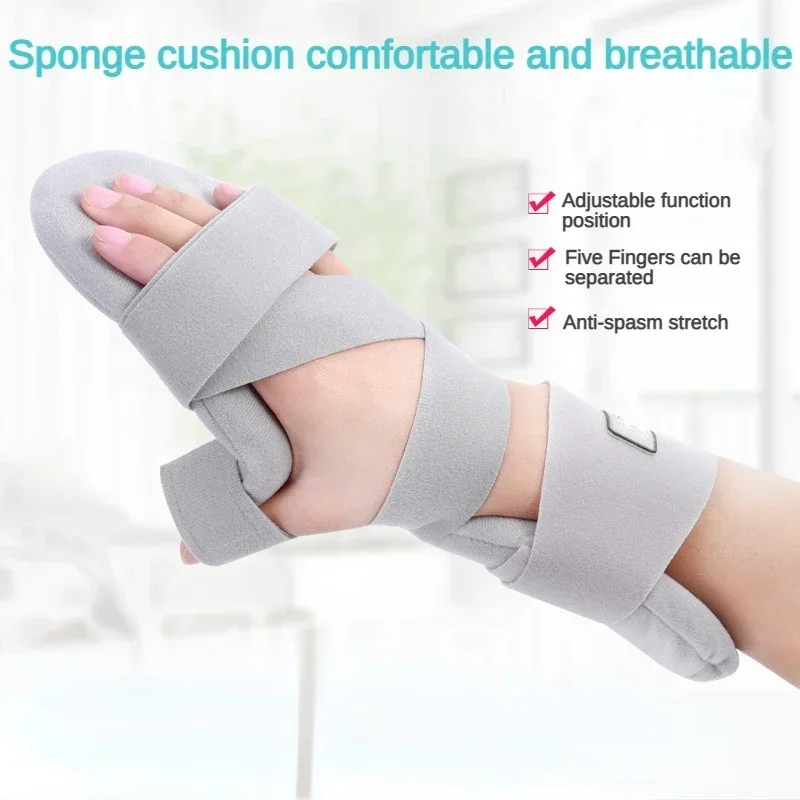 Stroke Hand Brace Support Adjustable Finger Night Hand Splint Support Orthopedic Wrist Rest Arthritis Tendonitis Rehabilitation