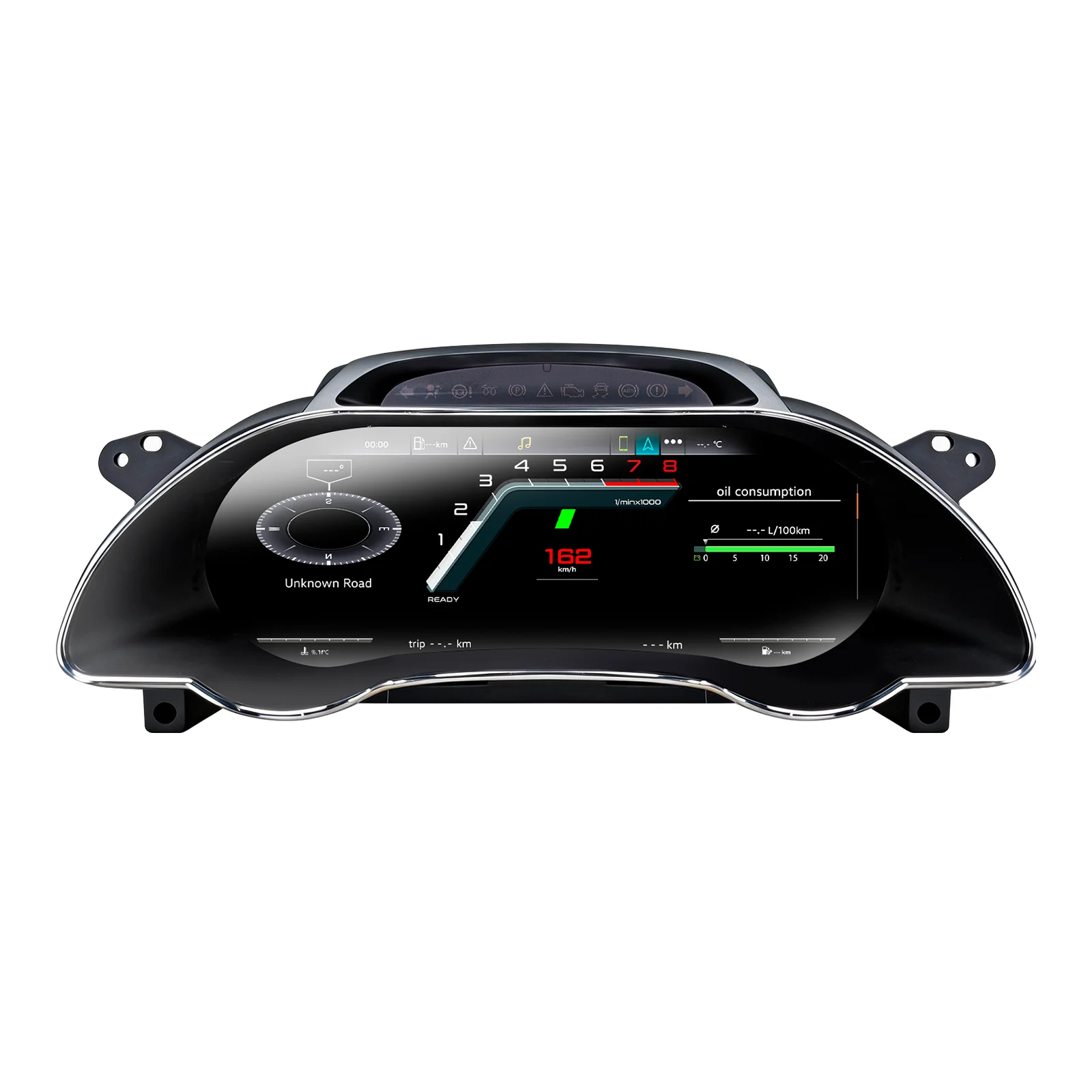 12.3'' Panel deski rozdzielczej Navicluster do Audi A5 roczniki 2008-2015, cyfrowy wyświetlacz, obsługa Carplay, HDMI, panel LCD, prędkościomierz, wirtualny kokpit (A5 2008-2015) — Zdjęcie 2 z 2